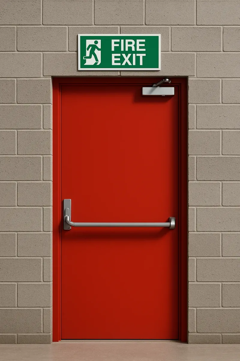 fire exits - professional steel doors available in Blackburn from UK manufacturers